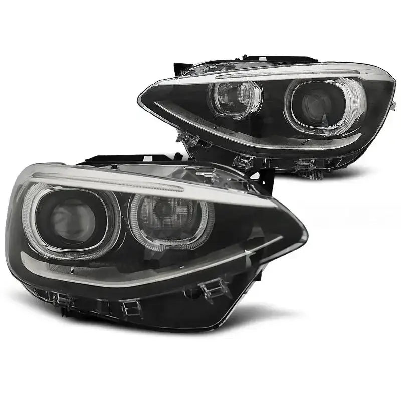 Frontlykter Bmw F20 / 21 11-12.14 Ae True Drl Black
