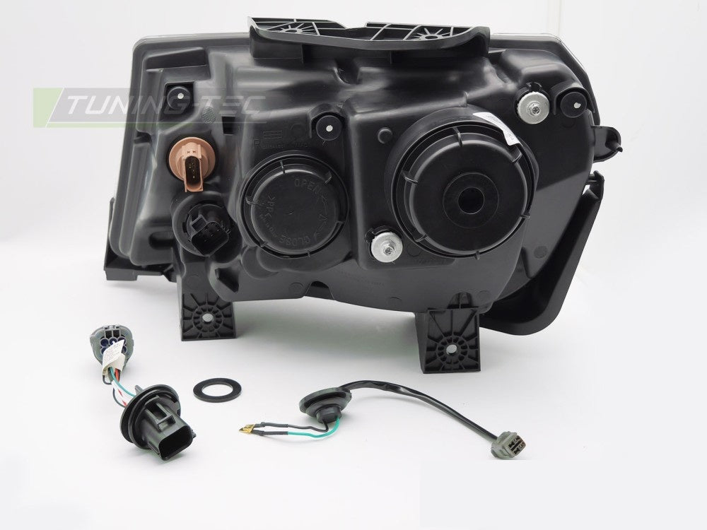 Sett med Tube LED frontlykter LPCT15 for Chevrolet Camaro svart finish