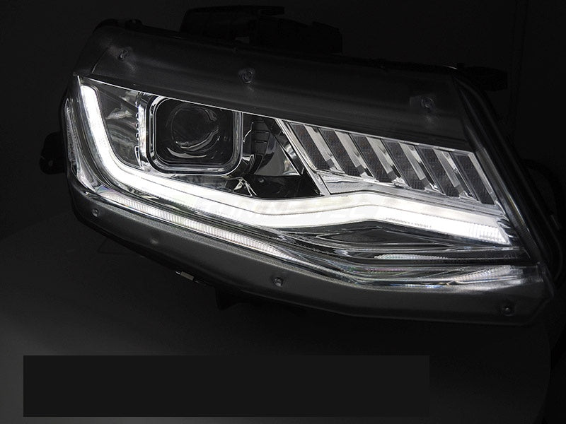 Sekvensiell dynamisk blinklys frontlykter Chevrolet Camaro 2016–2019 detalj