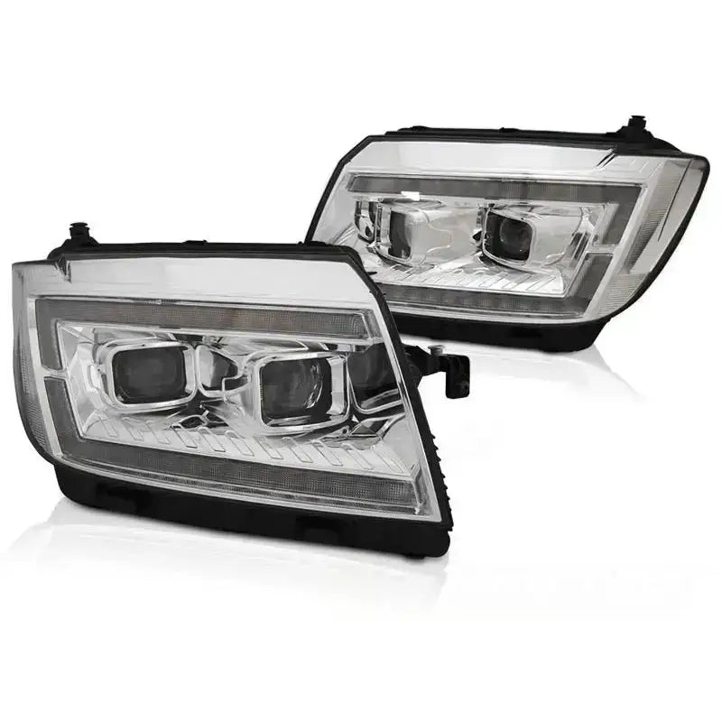 Frontlykter Chrome Drl Seq - Volkswagen Crafter Ii 17-