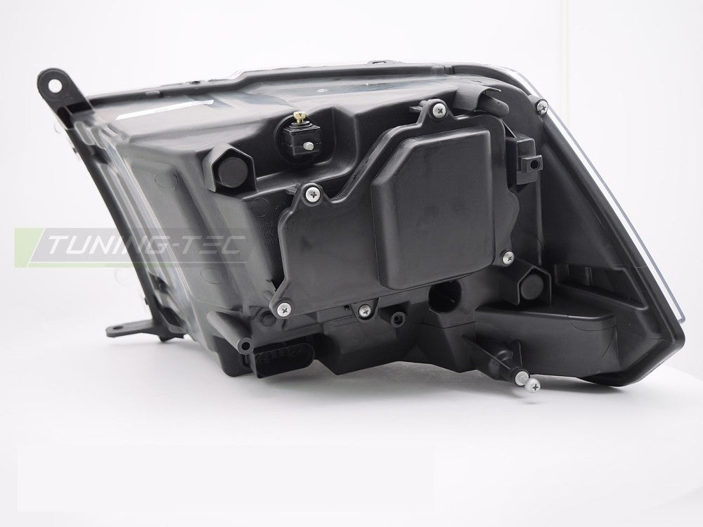 Sett med frontlykter Dodge Ram Double Black svart finish venstre og høyre