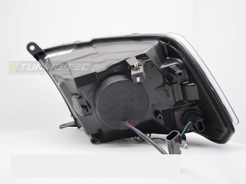 Komplett sett frontlykter Dodge Ram 09-18 krom LED tube light design