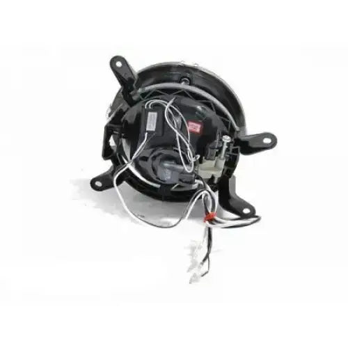 Hovedlys bakside av Ford Mustang 04-09 Angel Eyes Chrome med ledninger, kontakter og metallfester.