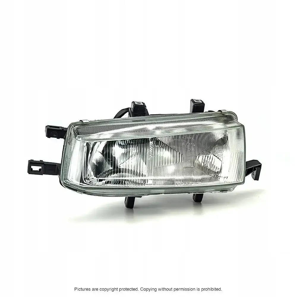 Hovedlykter Honda Accord 93-95 H1 rektangulær billykt med sorte braketter og strukturerte linser.