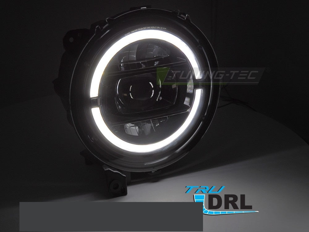 Komplett sett LED frontlykter Jeep Wrangler JL 2018–2023 LPCH41