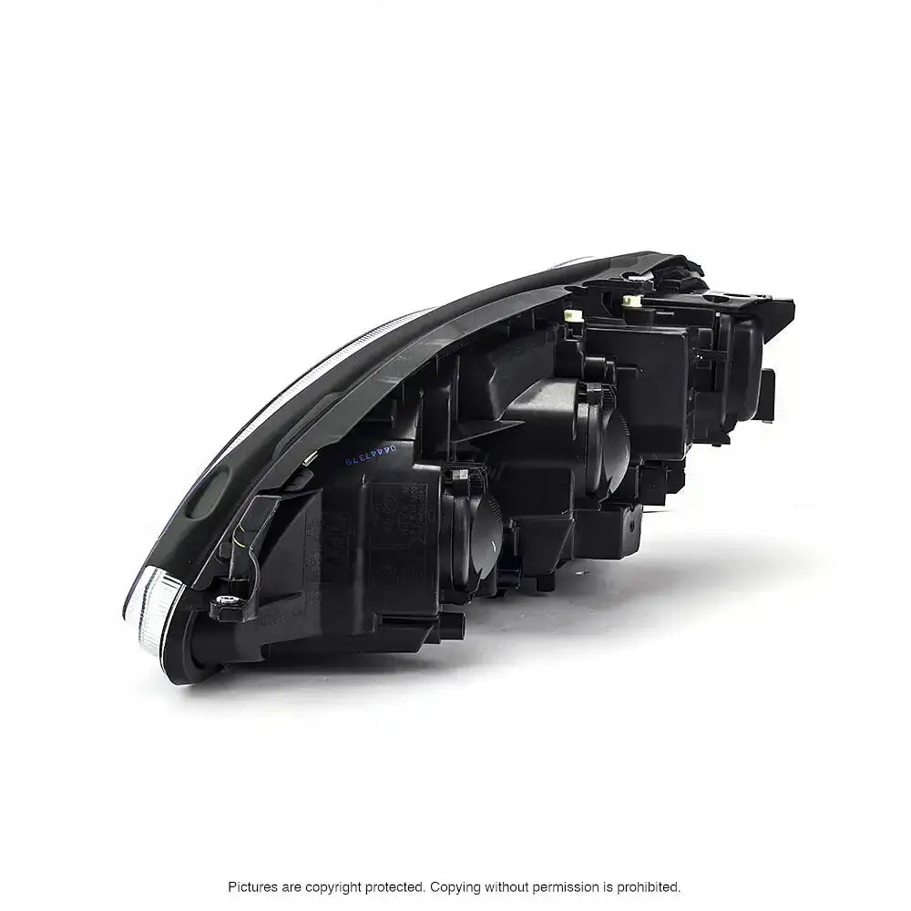 Hovedlys Mercedes S-Klasse W220 svart bakside med synlige innkapslede enheter og koblingspunkter.