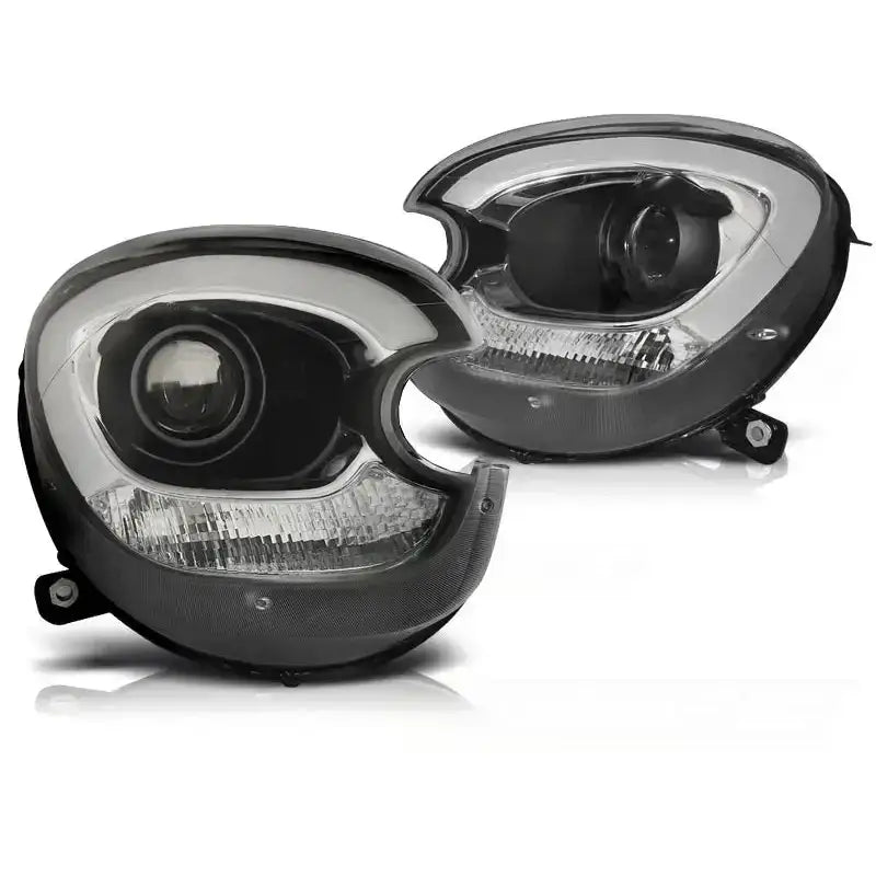 Frontlykter Mini Countryman R60 10-14 Tube Light Black Hid