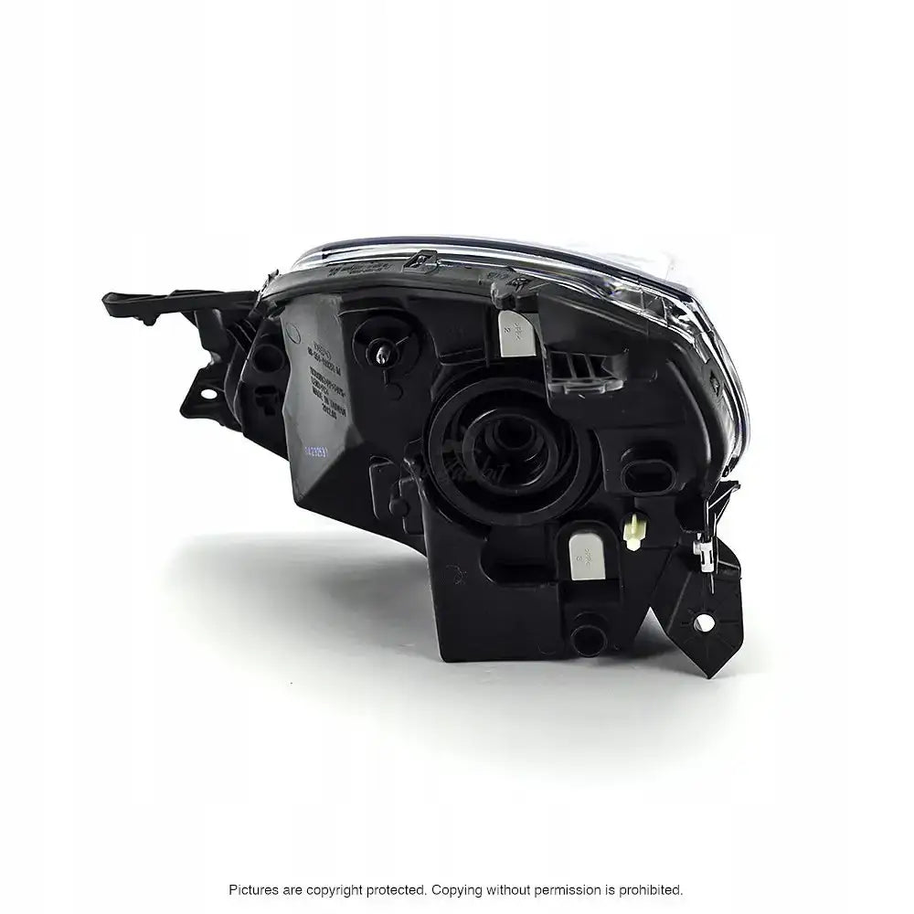 Headlights Renault Twingo 11-14 sett bakfra med synlige tilkoblingspunkter og monteringsbraketter.