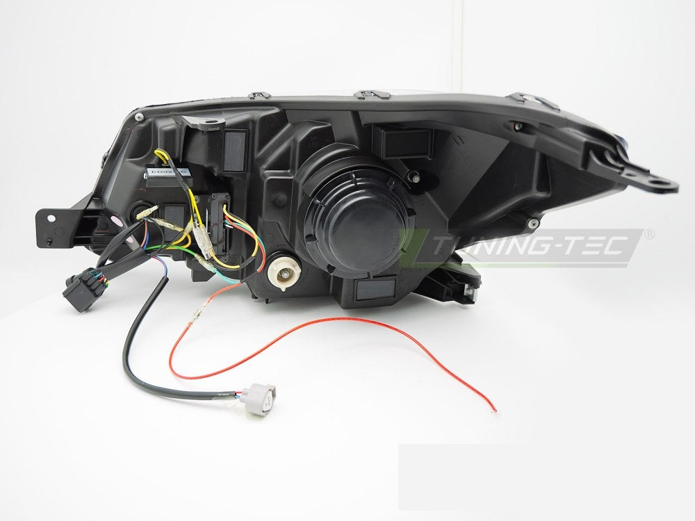 Detaljbilde av Tube Light DRL-frontlykt i krom for Subaru Forester IV SJ 13–18