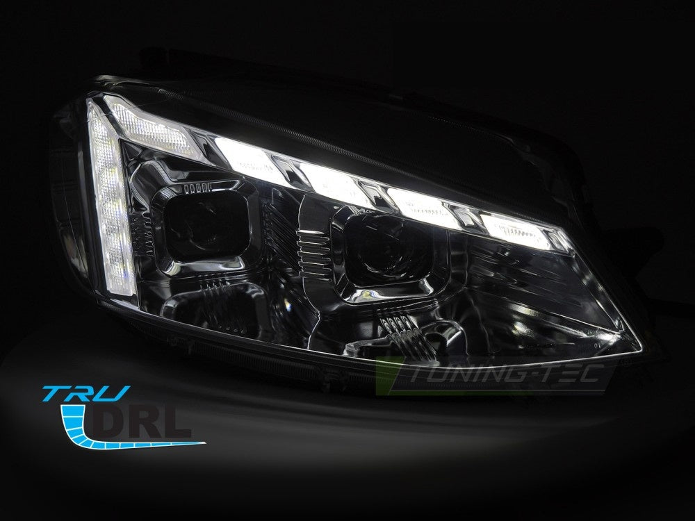 Volkswagen Golf 7 frontlykter full LED med dynamisk sekvensiell blinklys par