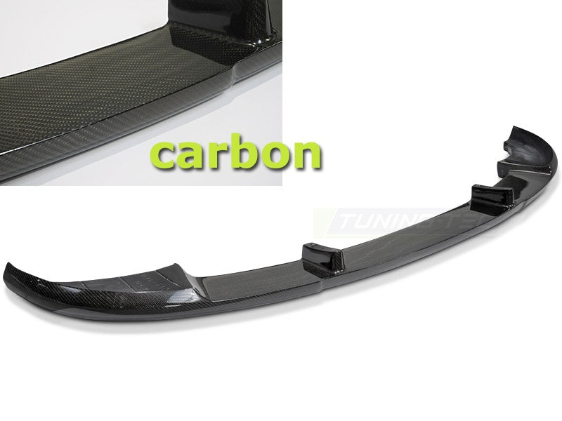 BMW F10 frontspoiler i ekte karbonfiber H-Style design nærbilde