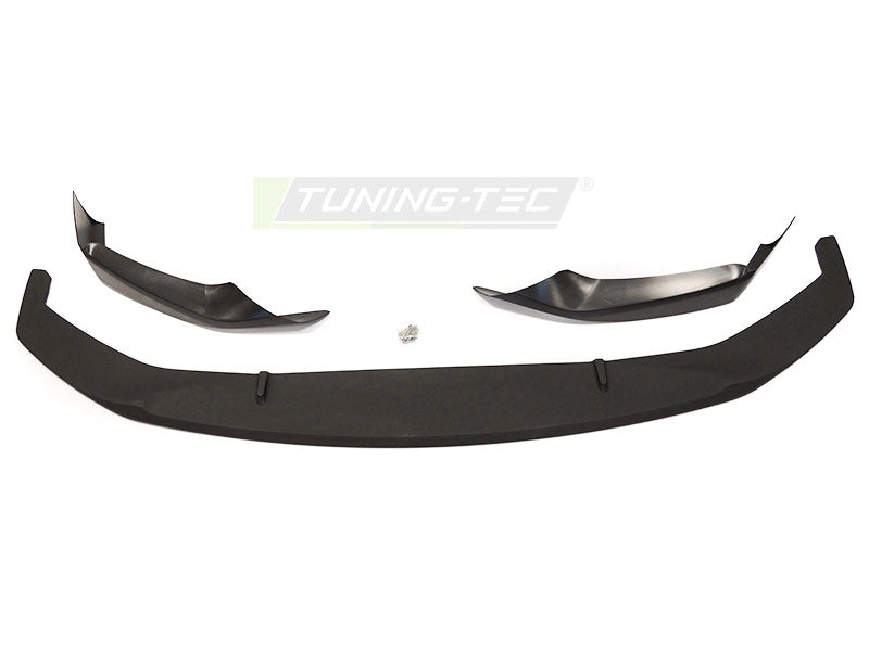 Nærbilde av svart frontspoilerleppe i Performance-design for BMW G30/G31 2017–2020