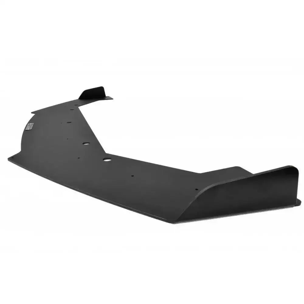 Frontspoiler Toyota GT86 Racing V.2 med opphøyde sidepartier og hull, sett fra skrå vinkel.