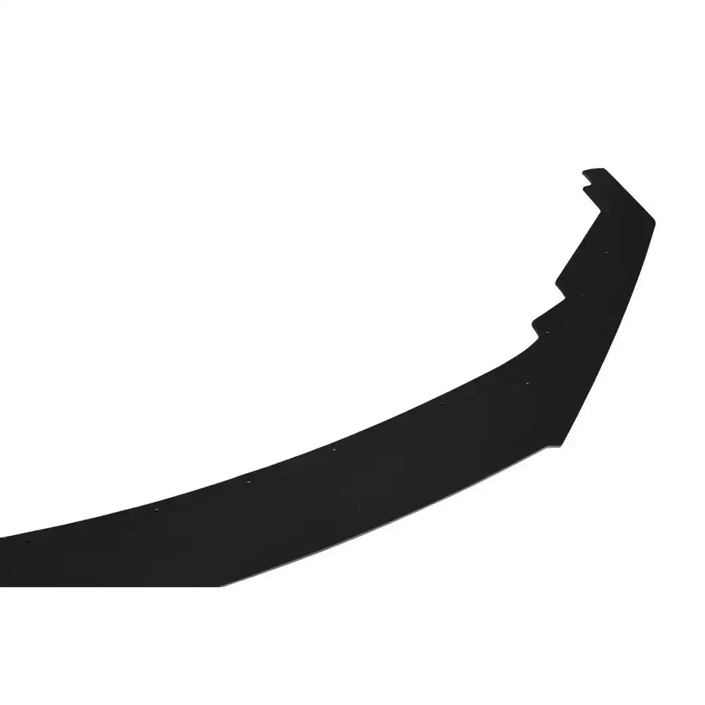 Front lip Subaru Brz Facelift Racing V.2, sort og buet med små hull, fotografert skrått mot hvit bakgrunn.