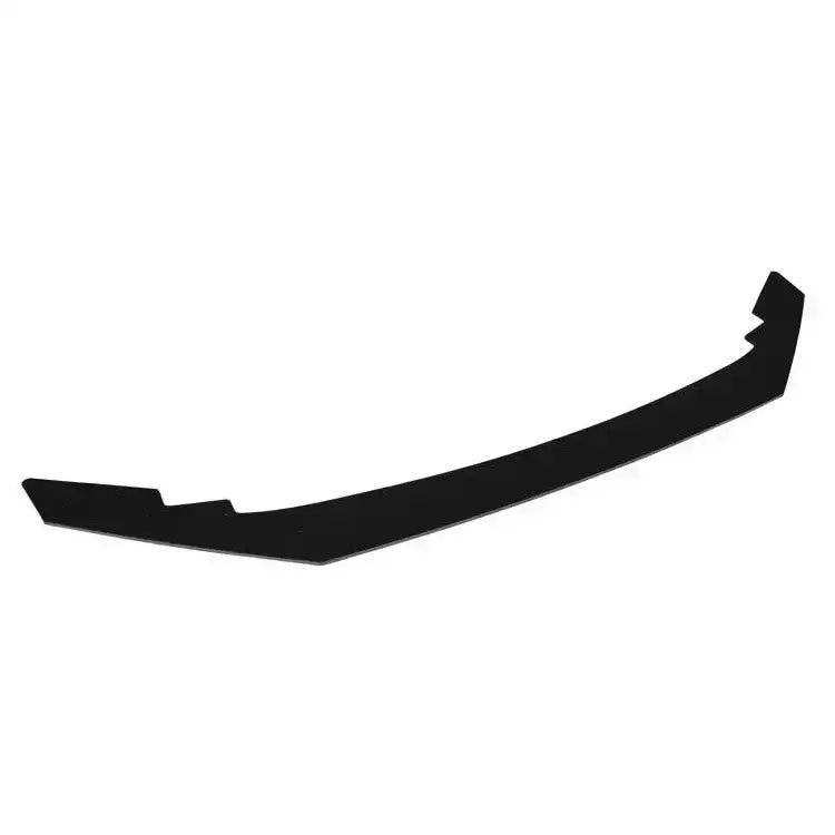 Front lip Subaru Brz Facelift Racing V.3 svart plastspoiler sett ovenfra mot hvit bakgrunn.