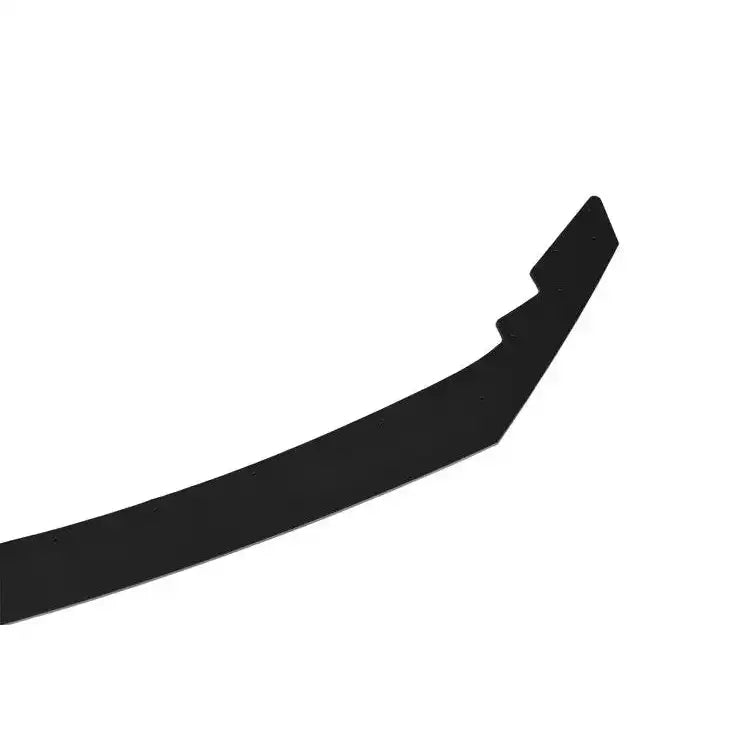 Frontspoiler Subaru Brz Facelift Racing V.3 sett fra skrå vinkel med rette og vinklete kanter.