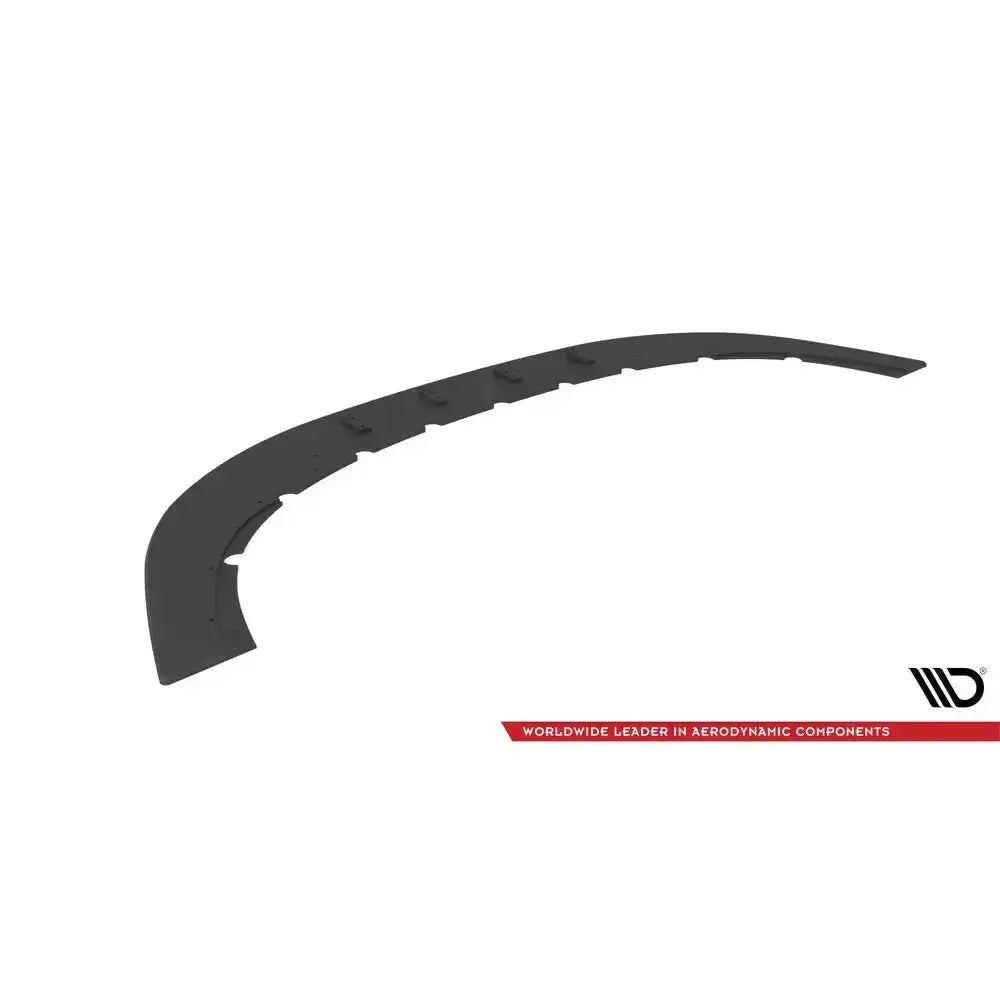 Frontspoiler Audi RS6 C6 Street Pro sett ovenfra med synlige fester mot hvit bakgrunn.