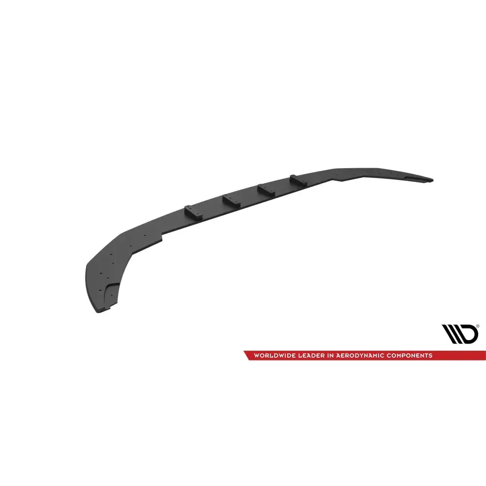 Frontspoiler BMW 2 Coupe M-Pack G42 Street Pro sett skrått ovenfra med festepunkter og diskret logo.