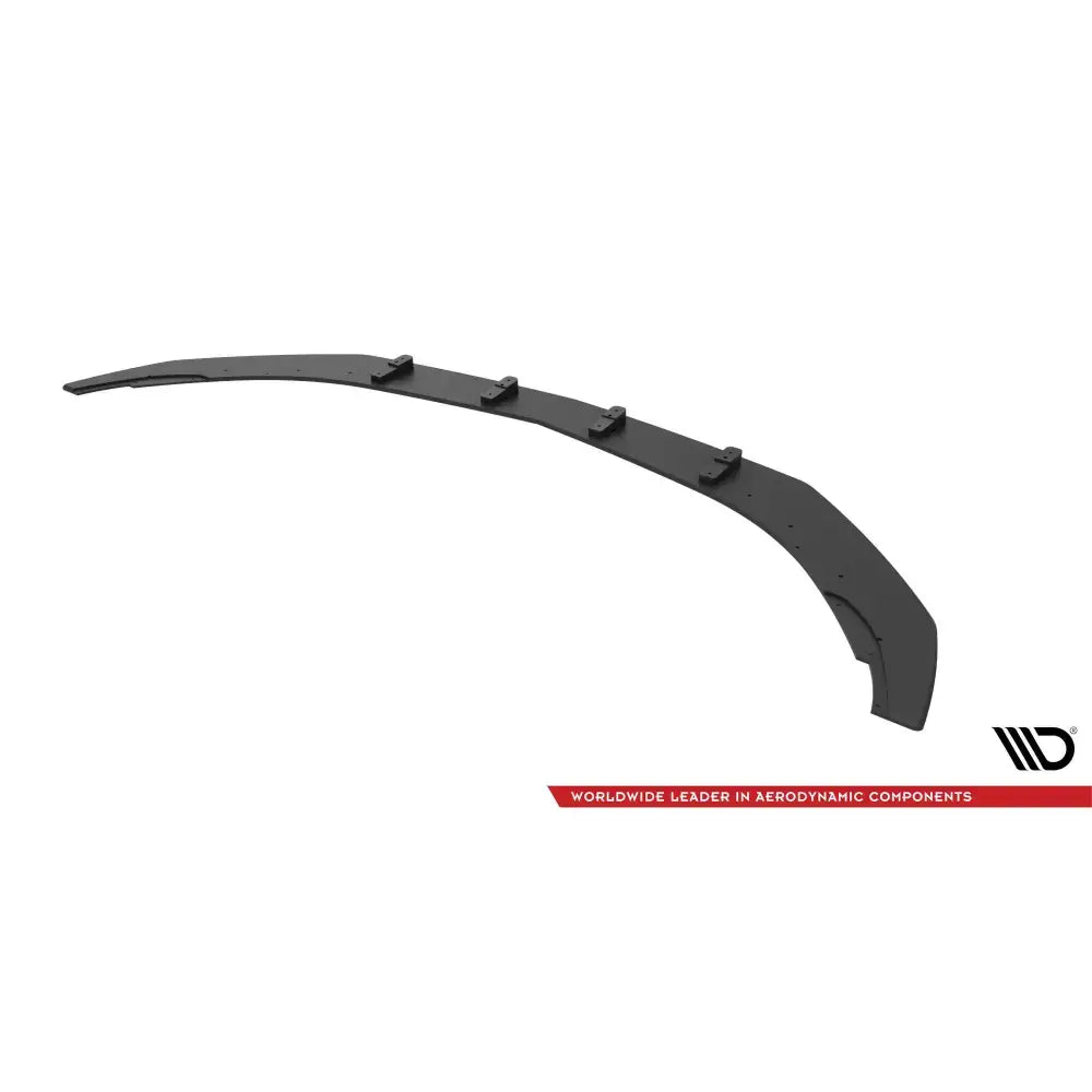 Frontspoiler Mercedes CLA 45 Street Pro Aero C117 Facelift, sort buet del med fire monteringspunkter.