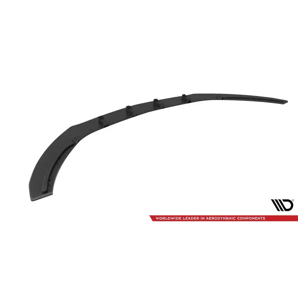 Frontspoiler Street Pro for Opel Astra GTC OPC-Line J 11-18 sett fra skrå vinkel med monteringspunkter.