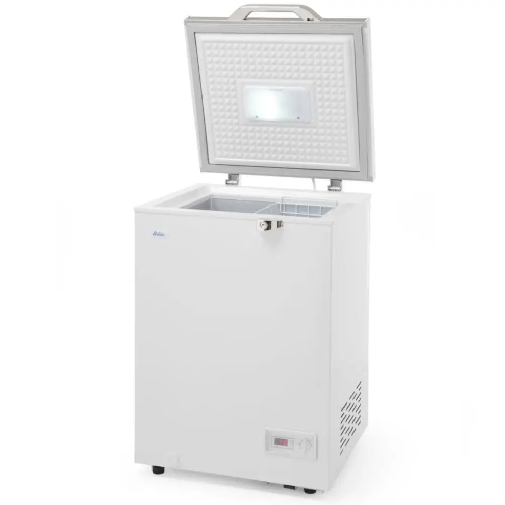 Frysekasse med Klafflokk Energieffektiv 105 w 93 l - Hendi 235904