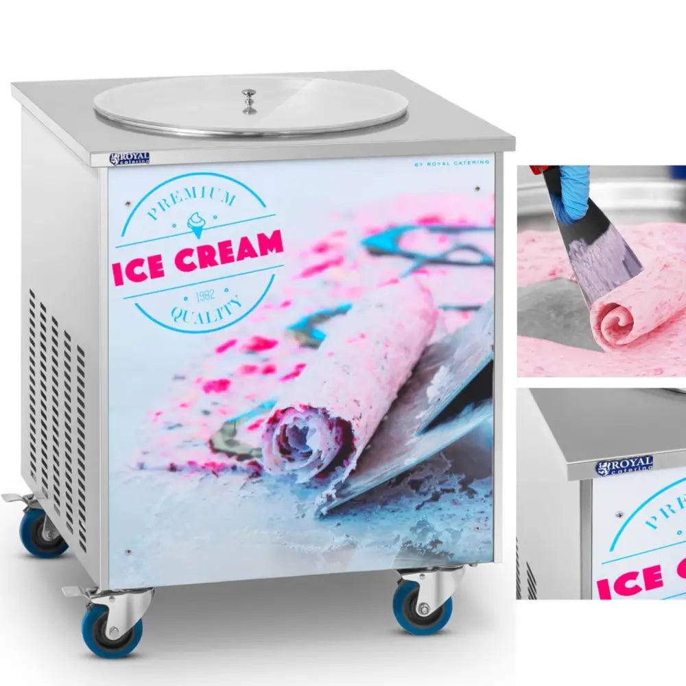 Frysemaskin for Thailandsk Iskjerm på Hjul ø50 Cm 230v 880w