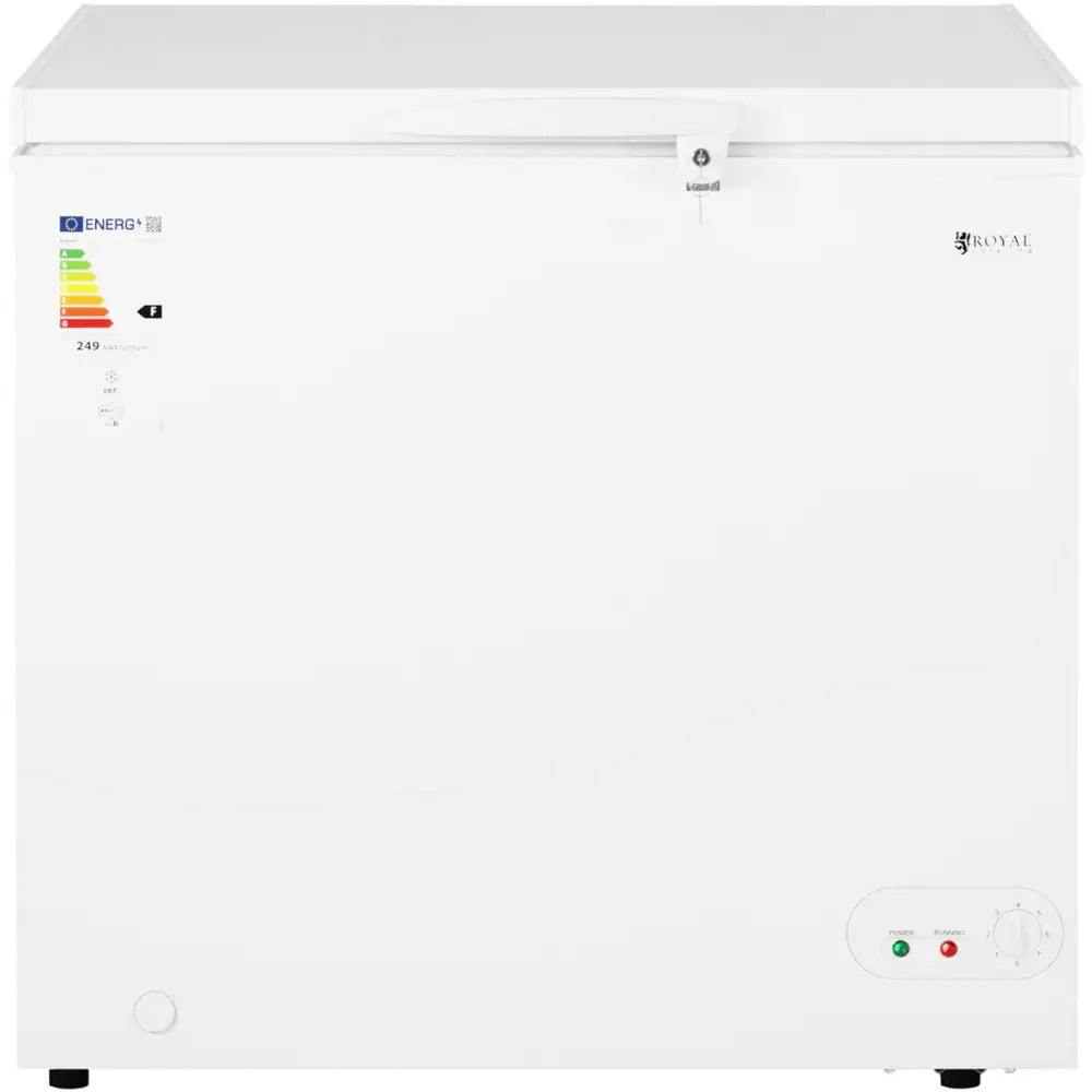 Fryseskap Låsbart 1 Kurv 197 Liter -12 til -28 c 82 w
