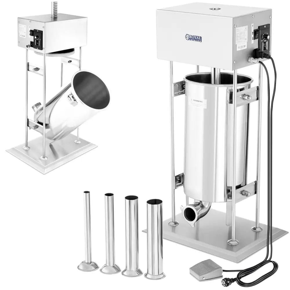 Fyllingspumpe for Elektrisk Pølse med 15l-rom og 4 Trakter