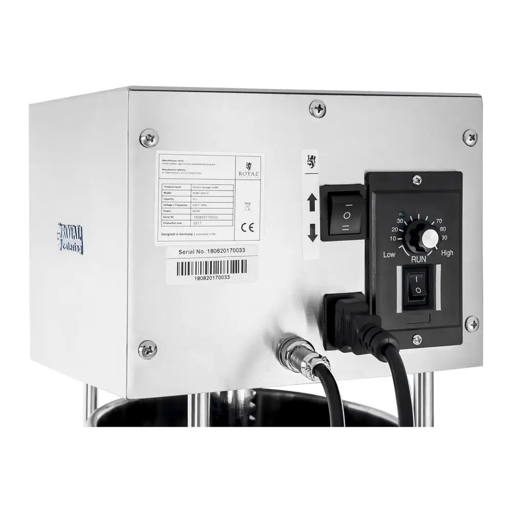 Fyllingspumpe for Elektrisk Pølse med 15l-rom og 4 Trakter