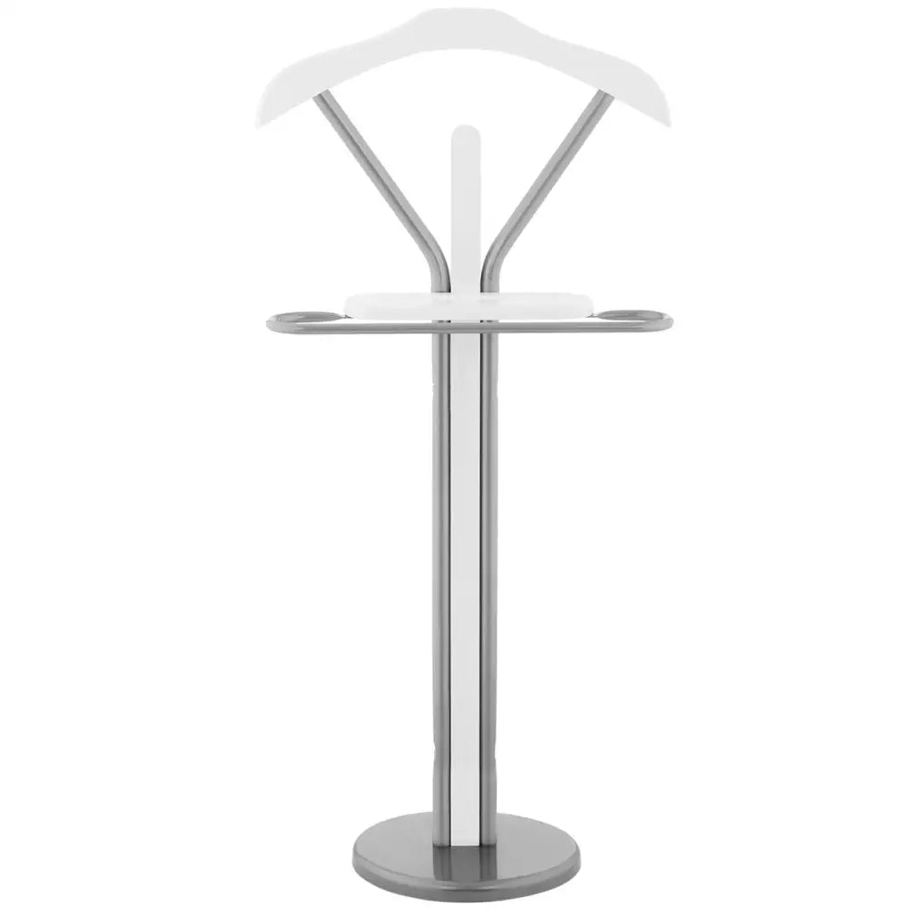 Garderobestativ med Hyller - Sølv