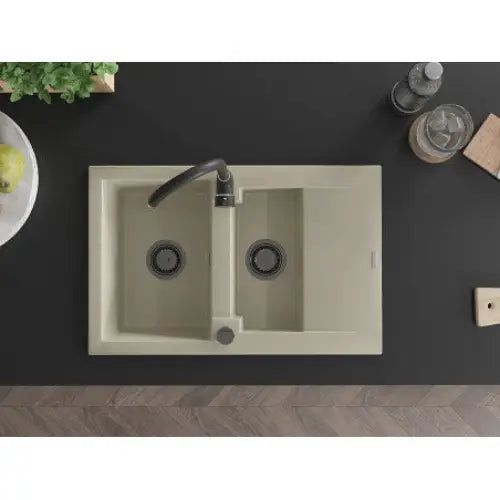 Gaspar Kjøkkenvask 1 1/2 Kum 737x475 Mm Beige 6507731505-69-b