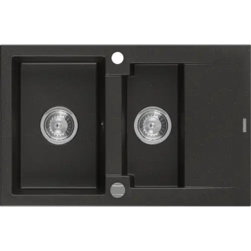 Gaspar Kjøkkenvask 1 1/2 Kum 737x475 Mm Svart/gull - 6507731505-75