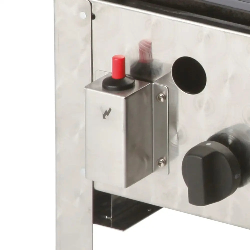 Gassgrillpanne med Gassgrill og 3 Brennere Pelvis 10 Kw