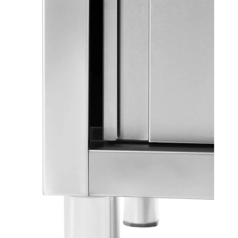 Gastro Kjøkkenvask med To Vasker og Skap - 140 x 70 x 95 Cm.