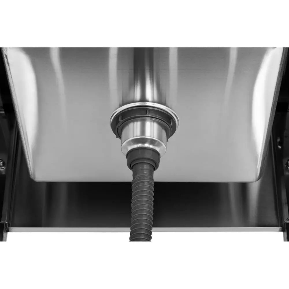 Gastronomisk Ensligkammervask med Hylle og Kant 70 x 70 x 95 Cm