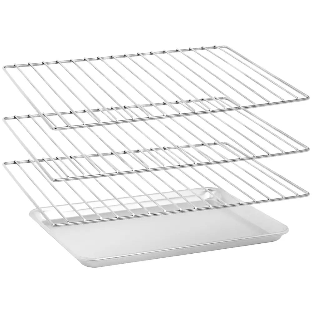 Gastronomisk Konveksjonsovn med Dampfunksjon for 4 Brett i Stål 2800 w