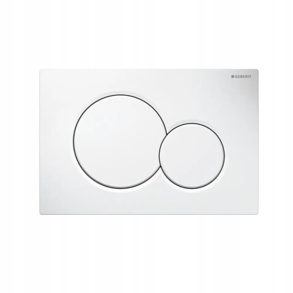Geberit Sigma 115770115 Toalett Skyll Knapp Hvit