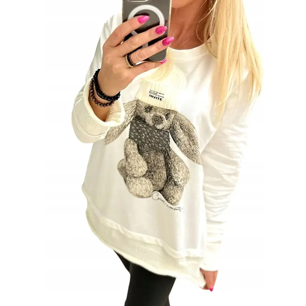 Genser med Kanin fra Megi Collection Uni