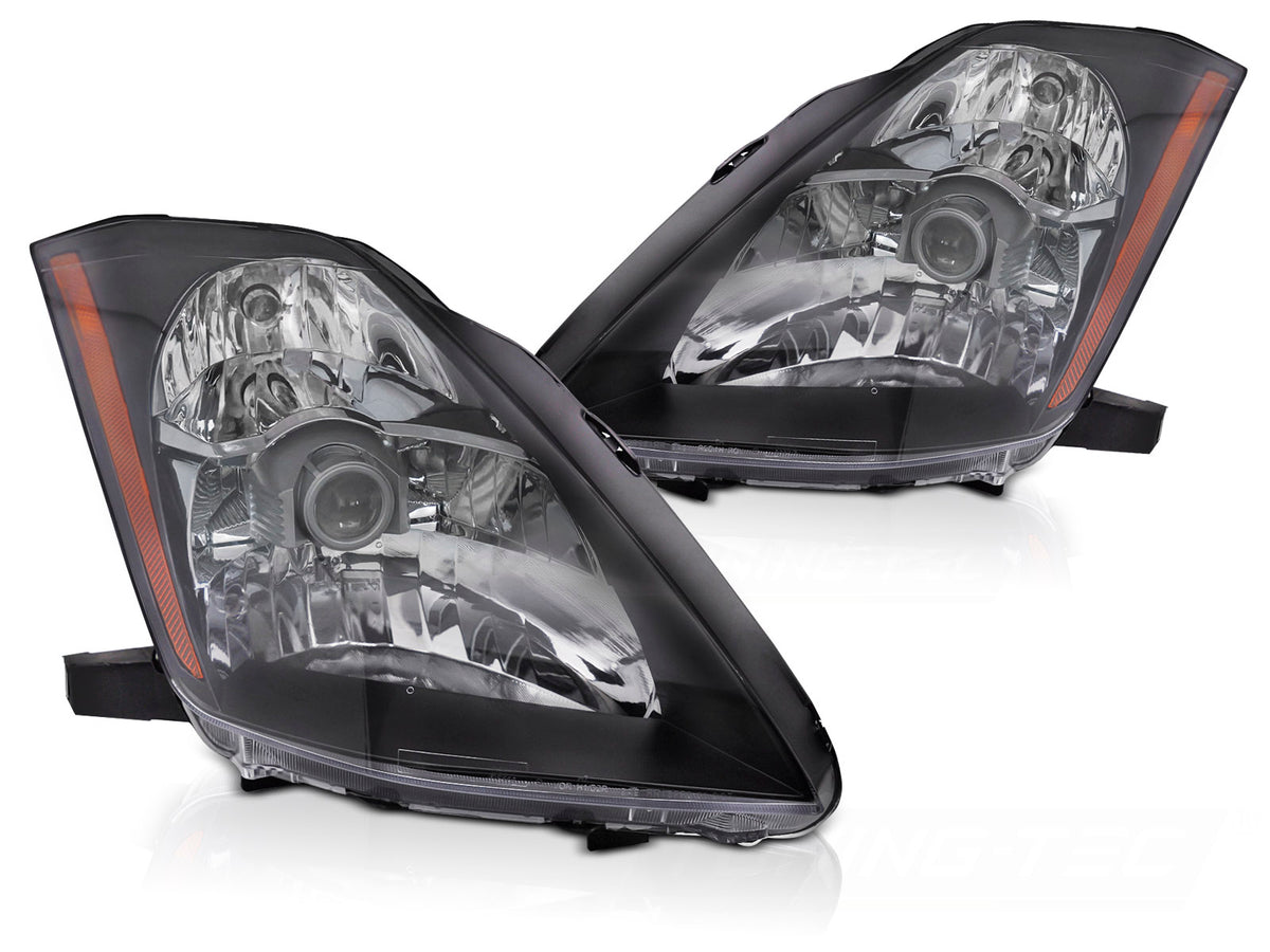 Frontlykter Nissan 350Z (2003–2005) Svart - LPNI08
