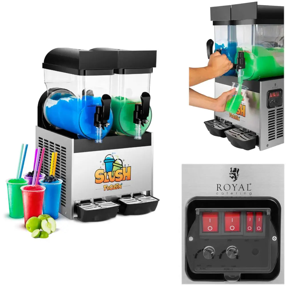 Granittor Drikke Dispenser Maskin Dobbelt 2x 15l