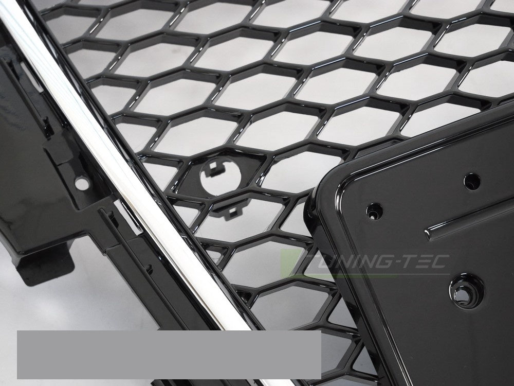Sport grill Audi A3 8P facelift montering med parkeringssensor-utsparing