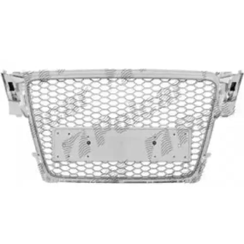 Grill Audi A4 (b8) 07-11 Sølv