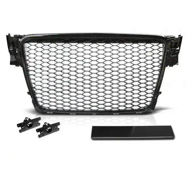 Grill Audi A4 B8 08-11 Rs-style Glossy Black