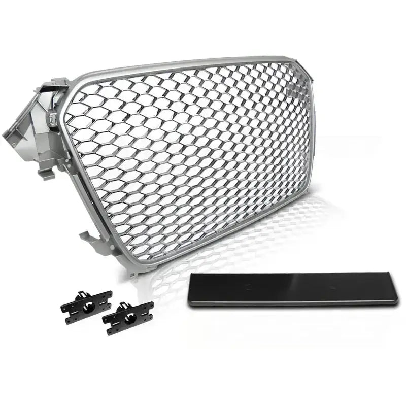 Grill Audi A4 (b8) 11.11-15 Rs-type Matt Silver