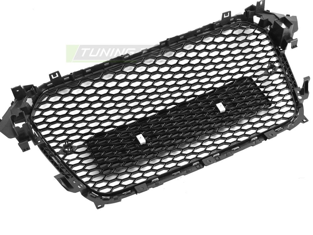 Sport grill Audi A4 B8 facelift helsvart design uten krom komplett sett
