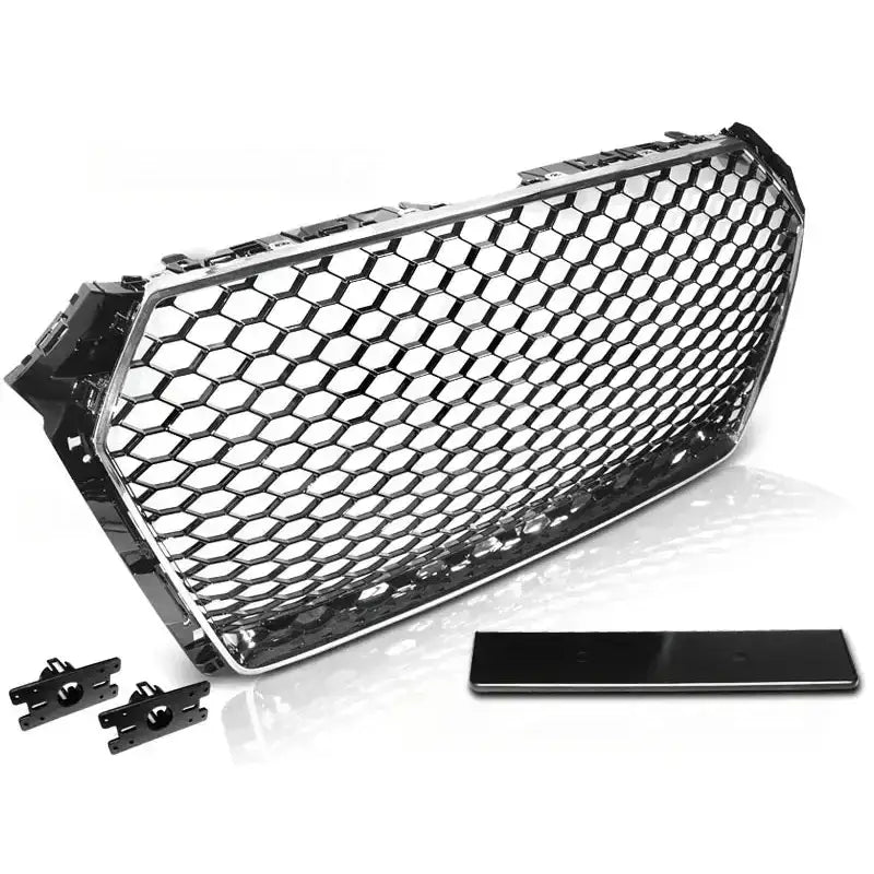 Grill Audi A4 B9 15-19 Rs-style Black Chrome