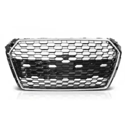 Grill Audi A4 B9 15-19 Rs4-style Chrome Black