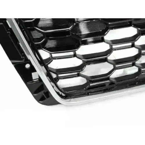 Grill Audi A4 B9 15-19 Rs4-style Chrome Black