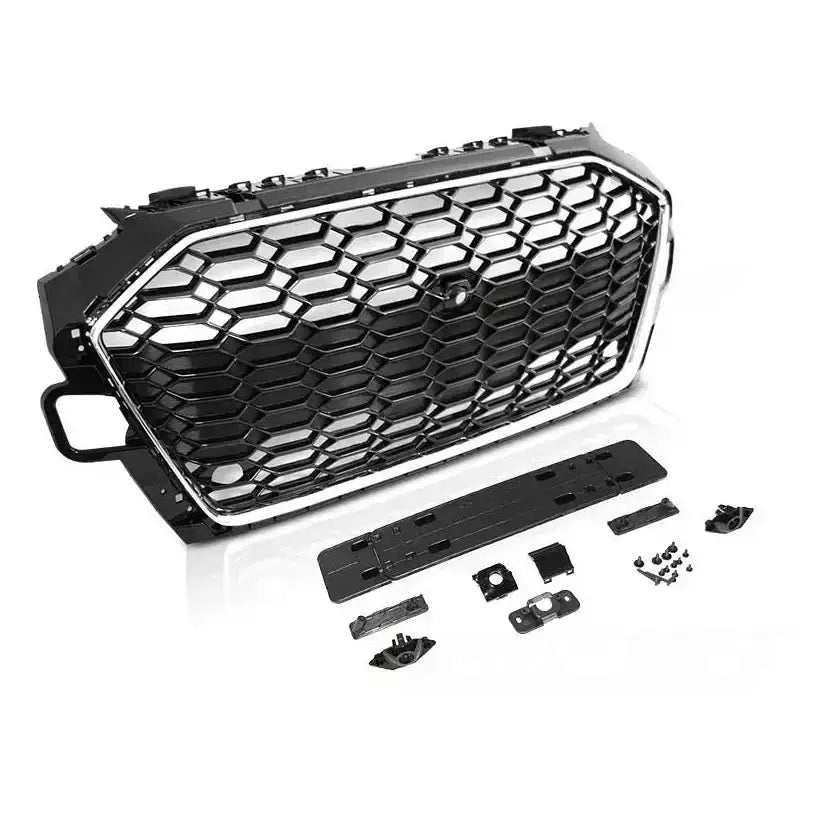 Grill Audi A4 B9 20- Sport Style Chrome Black