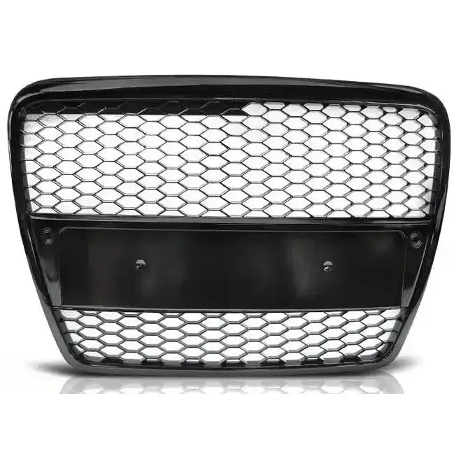 Grill Audi A6 (c6) 04.04-08 Rs-type Glossy Black